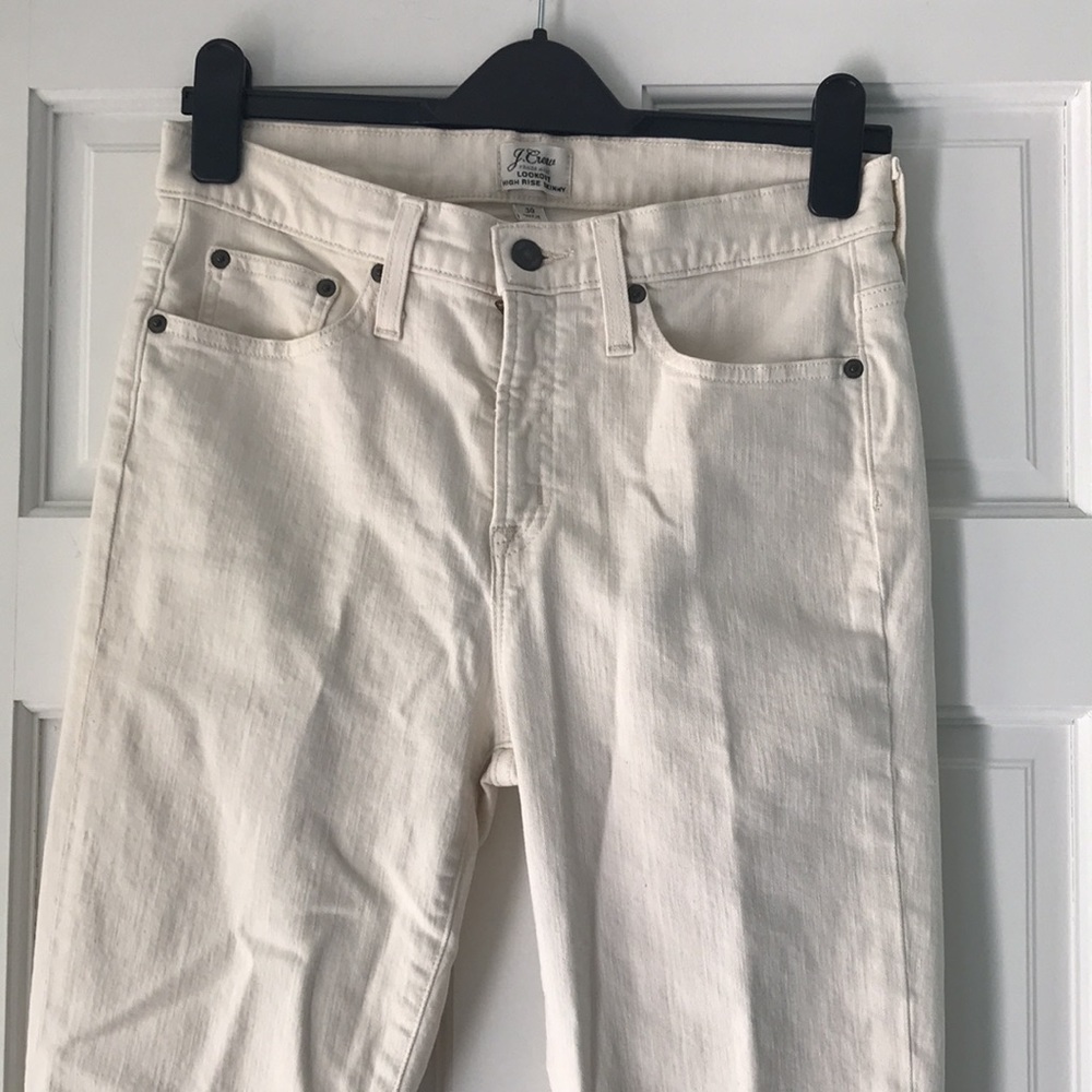 J. Crew Lookout High Rise Skinny Khaki Denim
